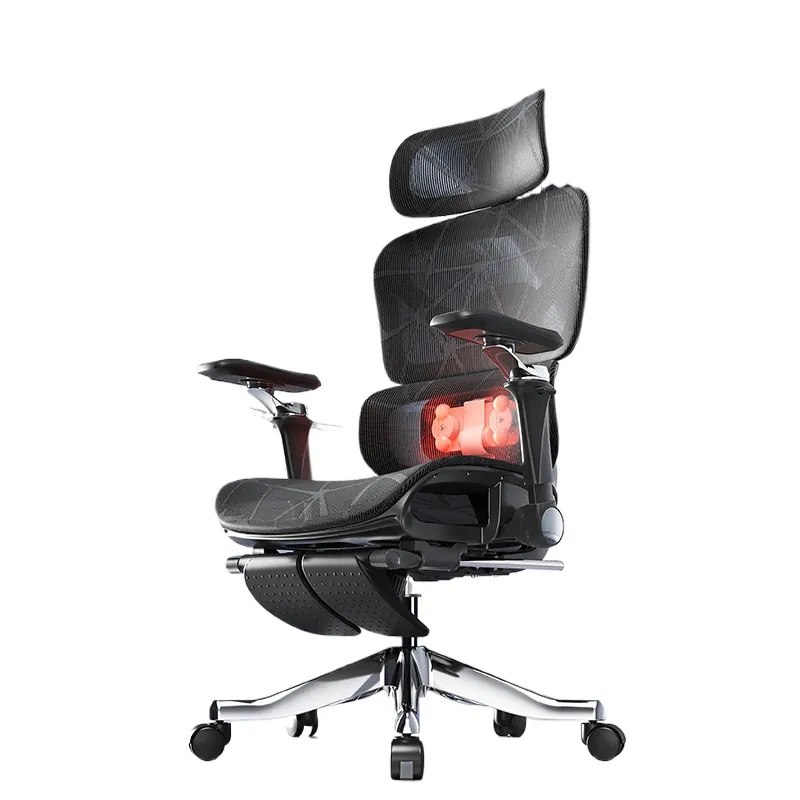 Home Office Chair - Ergonomiczne krzesło biurowe z masażem, podgrzewaniem