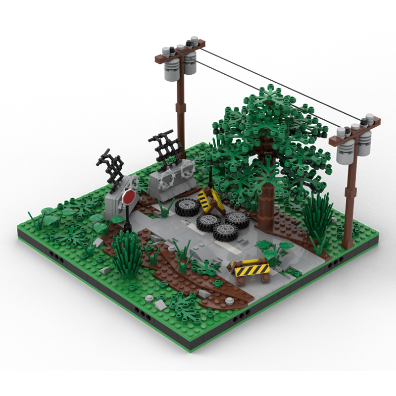 Home Office Architecture - 520 elementów MOC Apocalypse End Road