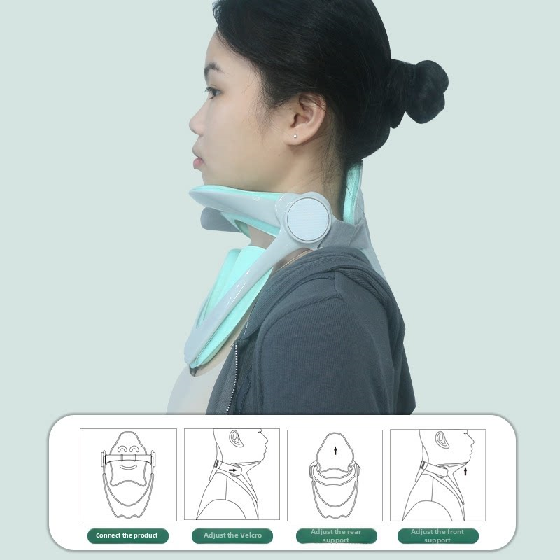 Home Office Head - Ergonomiczne urządzenie do trakcji szyi, korektor
