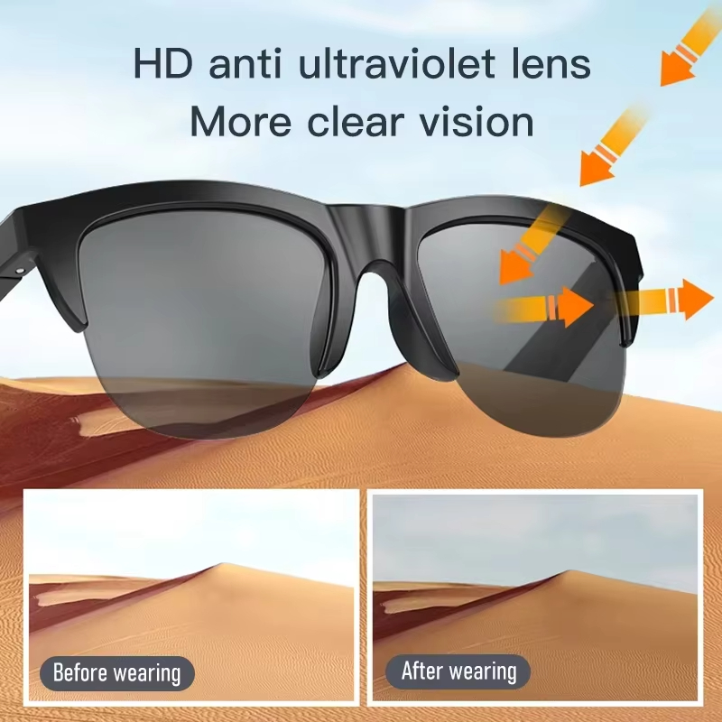 Blue Light Glasses - Inteligentne okulary przeciwsłoneczne Okulary Bluetooth Call