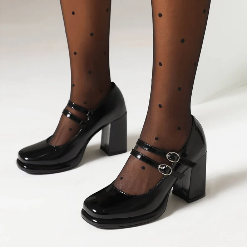 Home Office Head - 2024 New Patent Leather Double Buckle