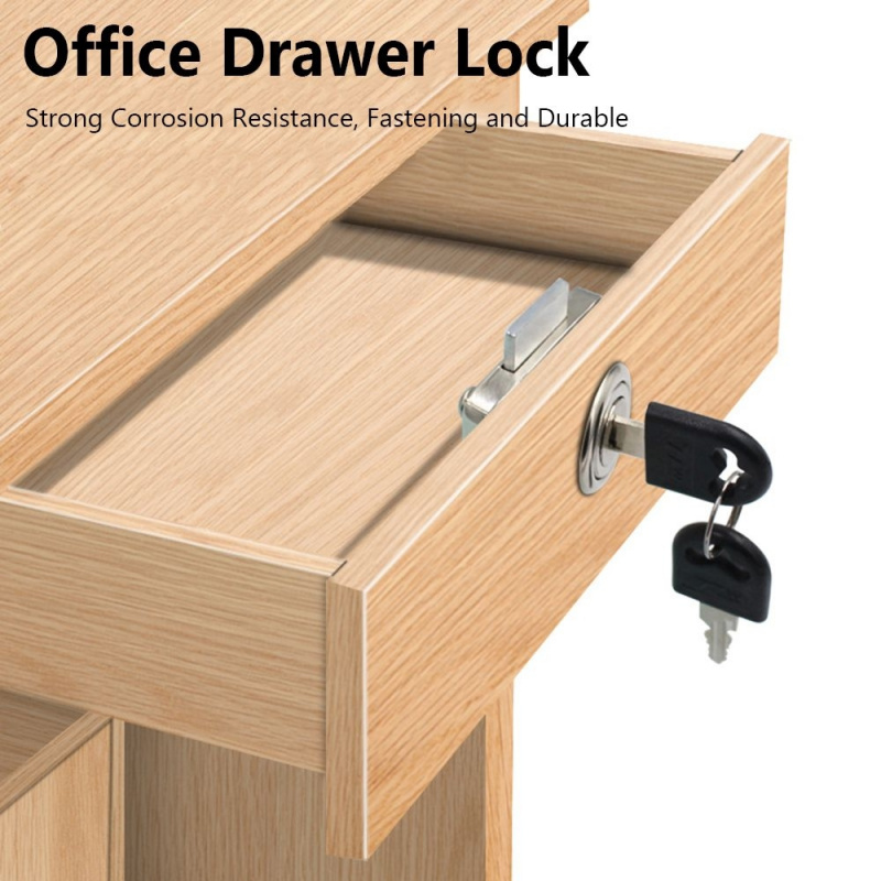 Elegancki zamek zabezpieczając – Home Office Desk With Drawers recenzja i cena