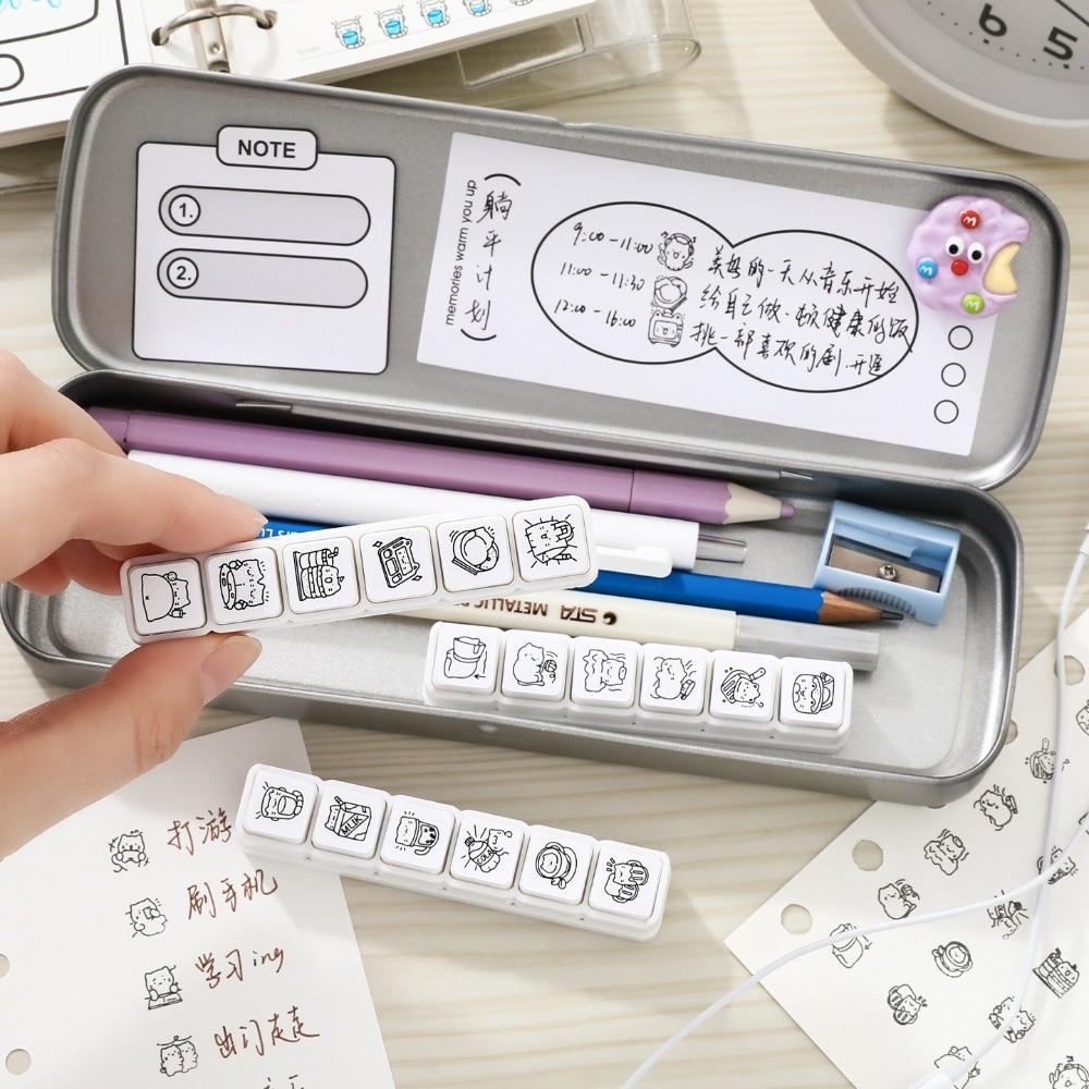 6 szt. Urocze pieczątki z moty – Whiteboard Magnetic recenzja i cena