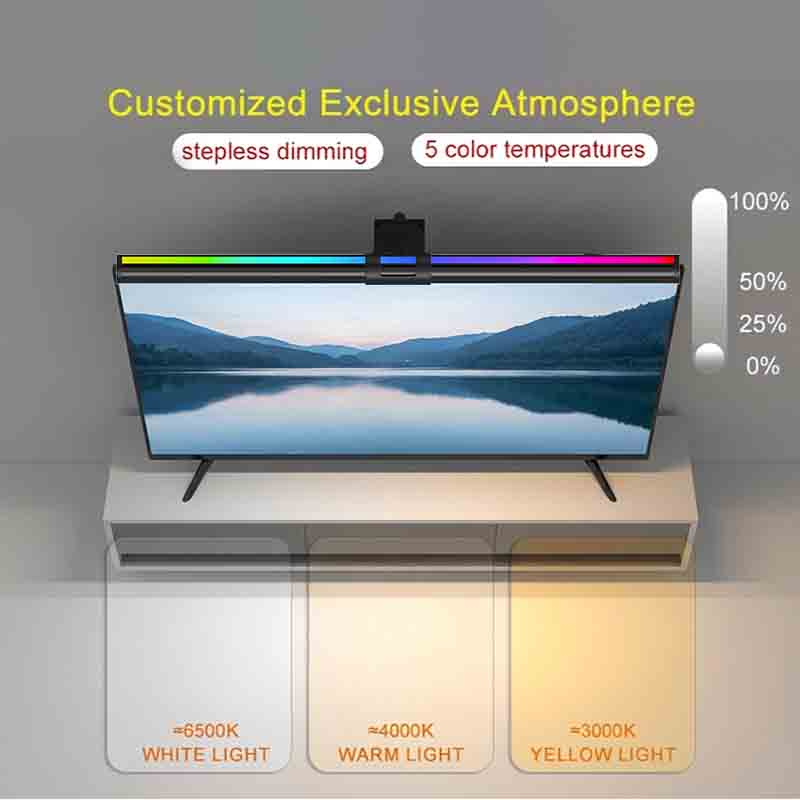 Światło RGB 60/80cm, oświetlen – Home Office Setup Ideas recenzja i cena