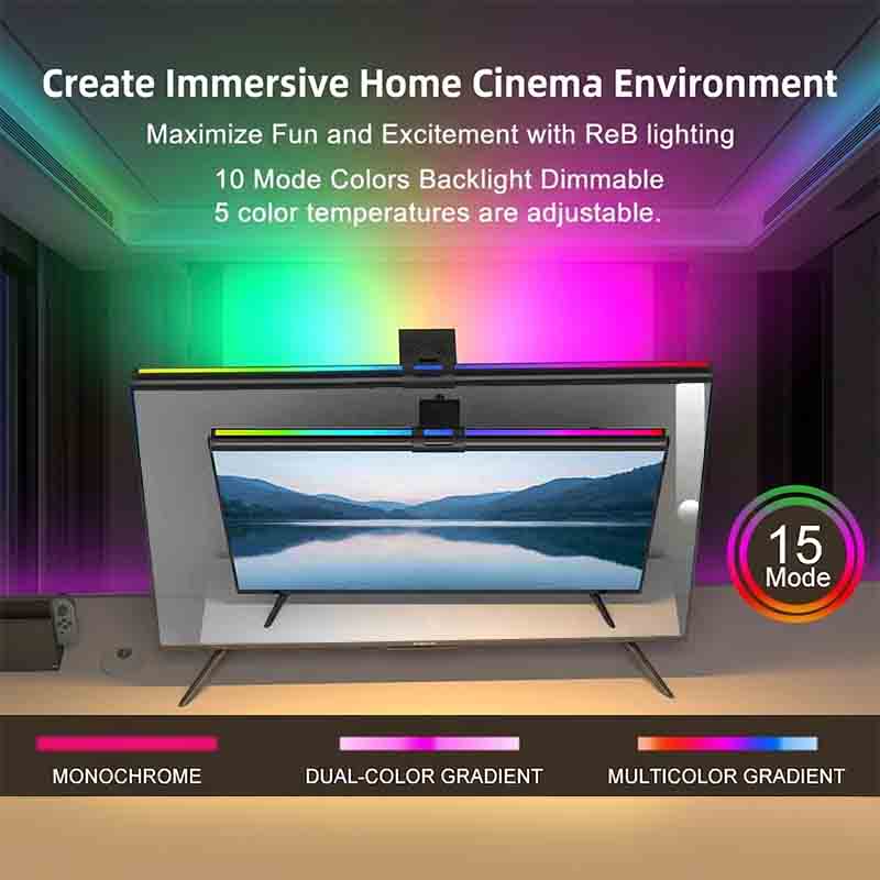 Światło RGB 60/80cm, oświetlen – Home Office Setup Ideas recenzja i cena
