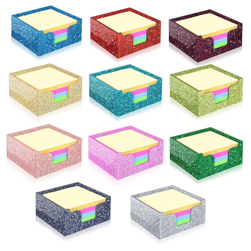 Błyszczący akrylowy pojemnik n – Sticky Note Dispenser recenzja i cena