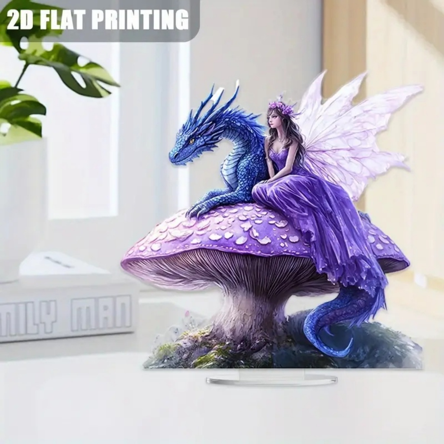 Statua wróżki, płaska akrylowa – Office Table Home recenzja i cena