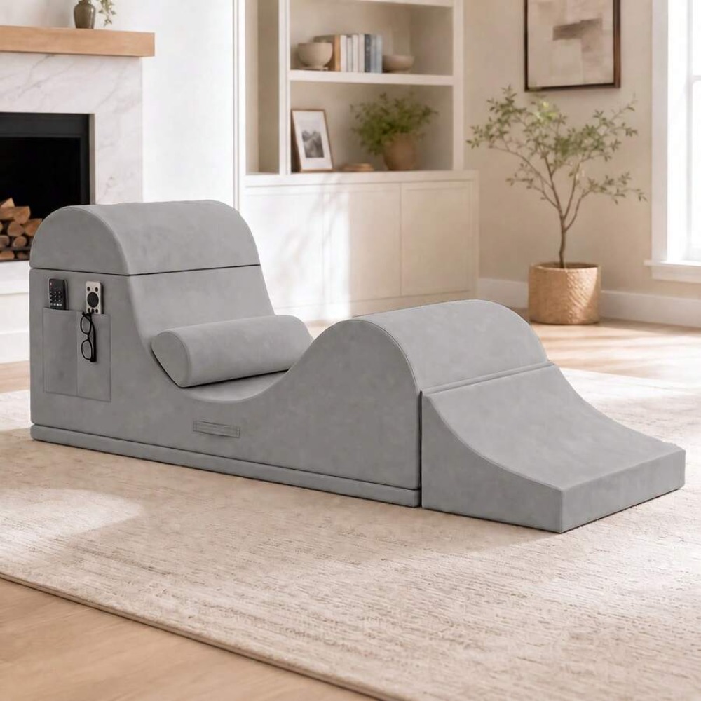 Wielofunkcyjny welurowy leżak  – Home Office With Sofa recenzja i cena