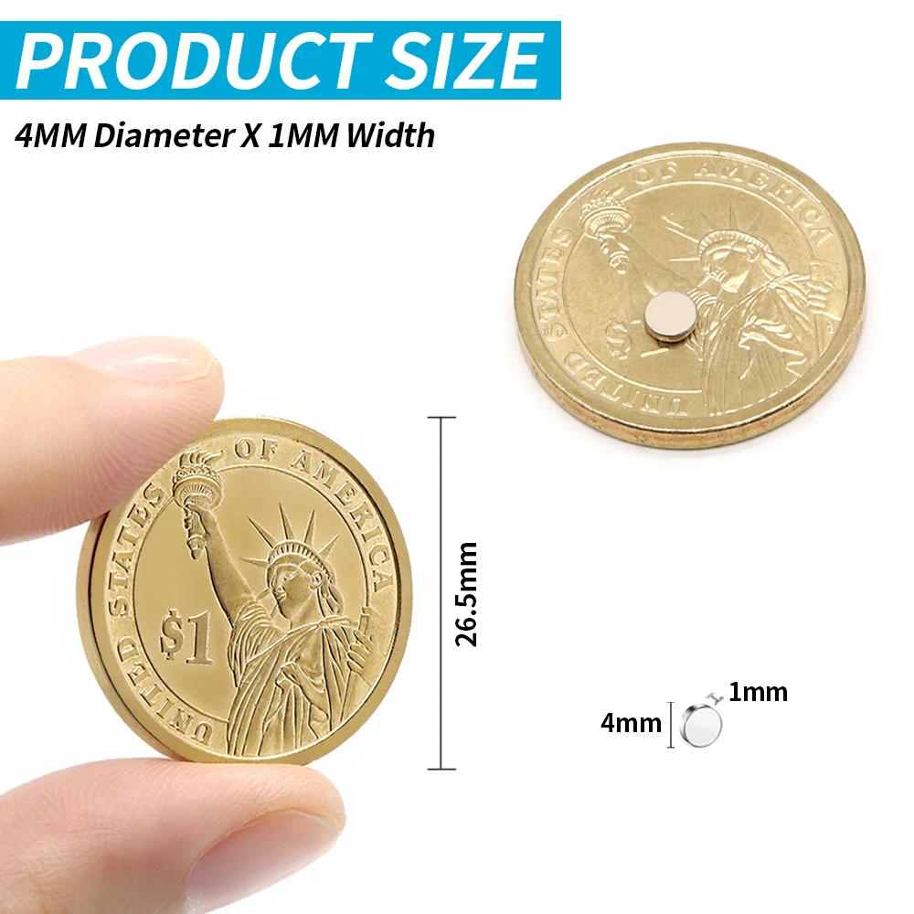 Magnesy na lodówkę 4x1mm iman  – Whiteboard Magnetic recenzja i cena