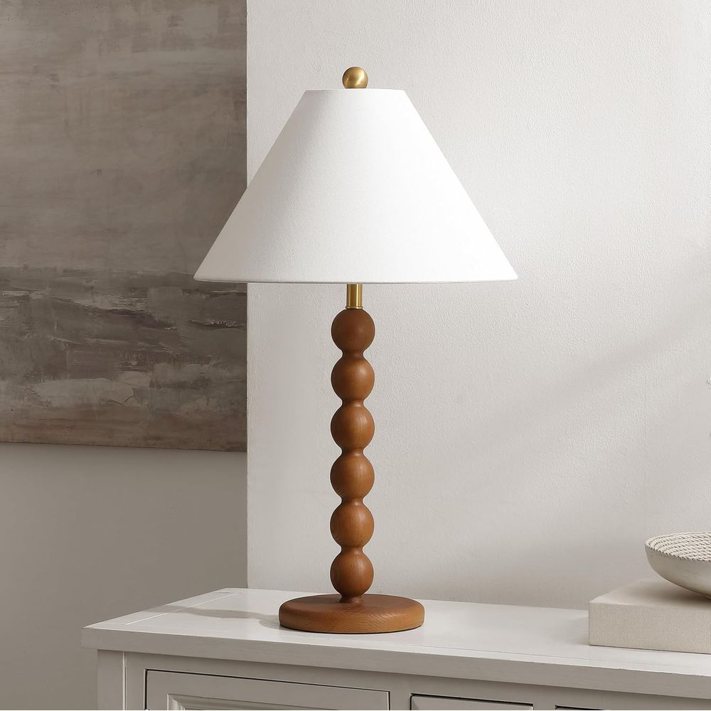 Naturalna brązowa lampa stołow – Office Table Home recenzja i cena