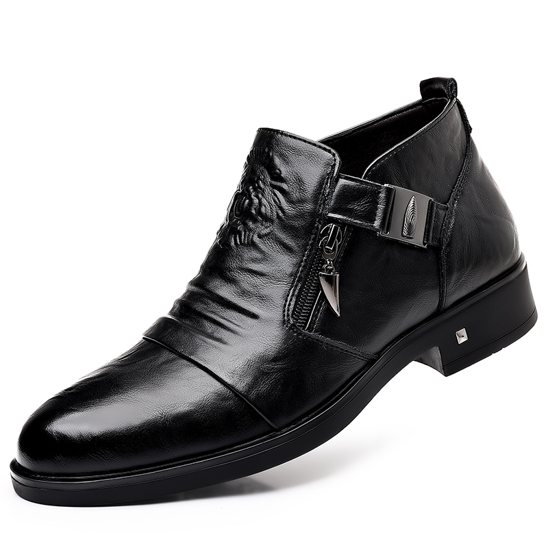 Męskie buty retro z zamkiem bł – Home Office Head recenzja i cena