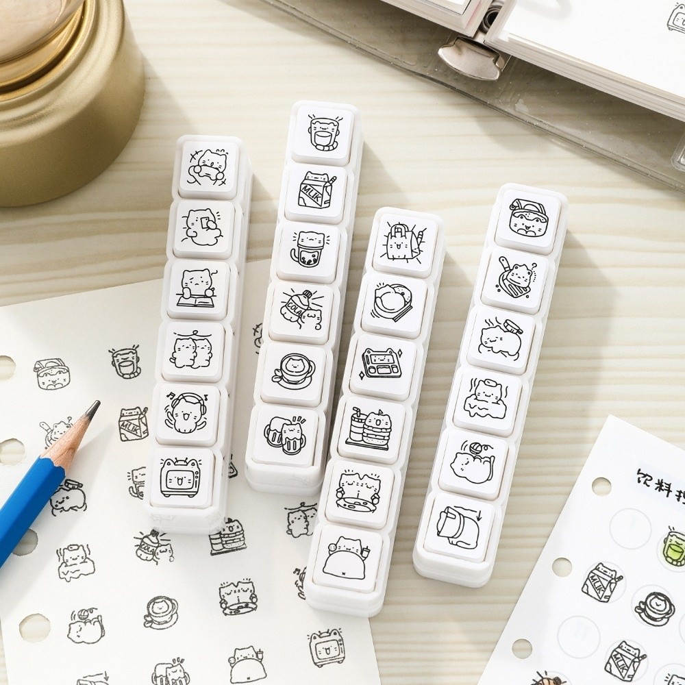 6 szt. Urocze pieczątki z moty – Whiteboard Magnetic recenzja i cena