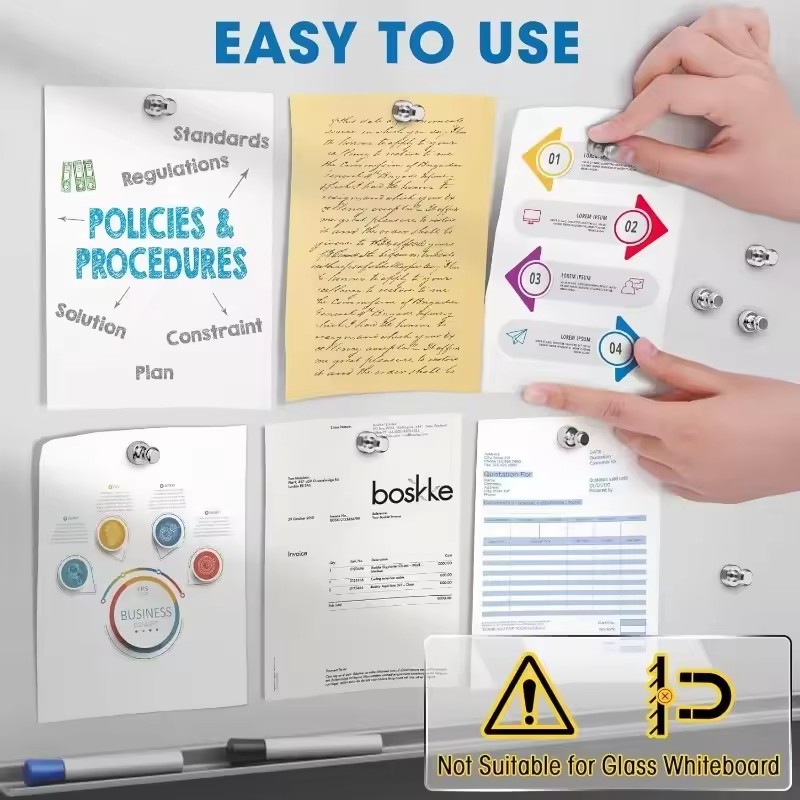 50/1 SZT. Magnetyczne pinezki  – Whiteboard Magnetic recenzja i cena