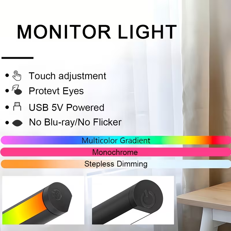Lampa LED do monitora komputer – Home Office Setup Ideas recenzja i cena