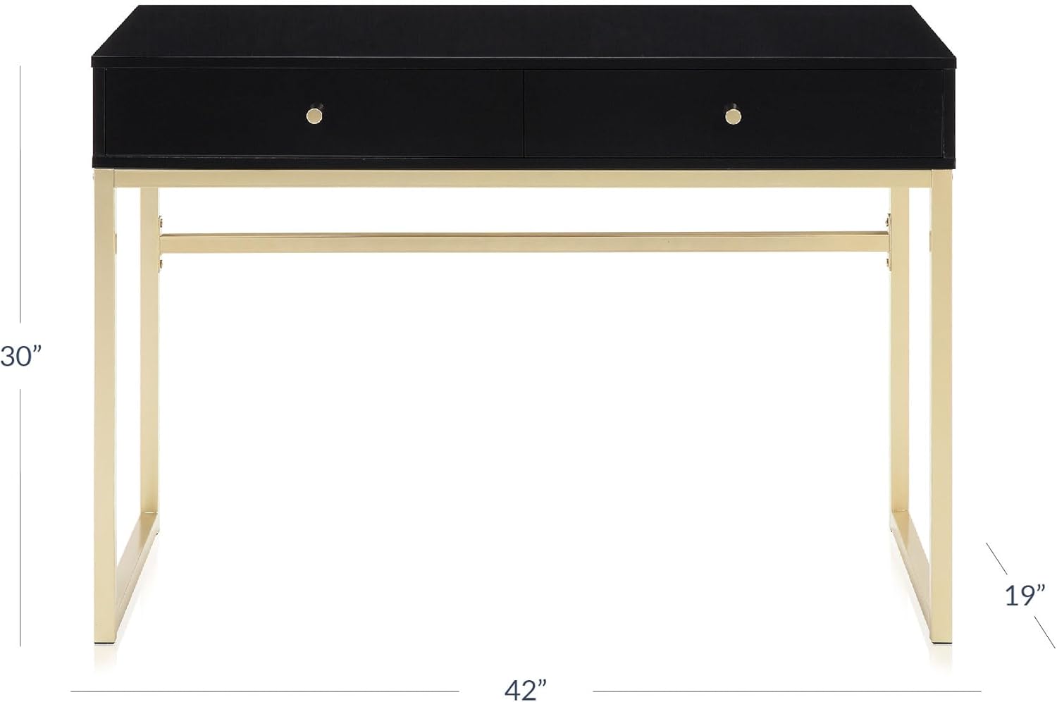 Toaletka do makijażu lub biurk – Home Office Desk With Drawers recenzja i cena
