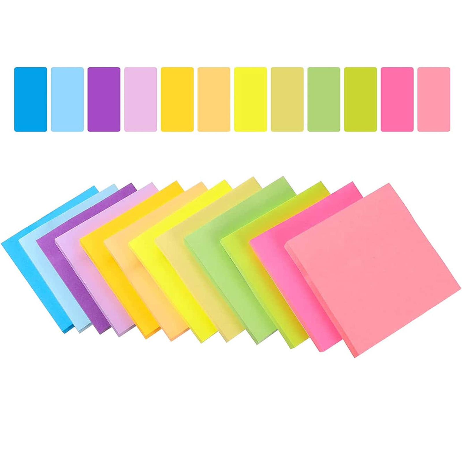 6 sztuk kolor fluorescencyjny  – Sticky Note Dispenser recenzja i cena