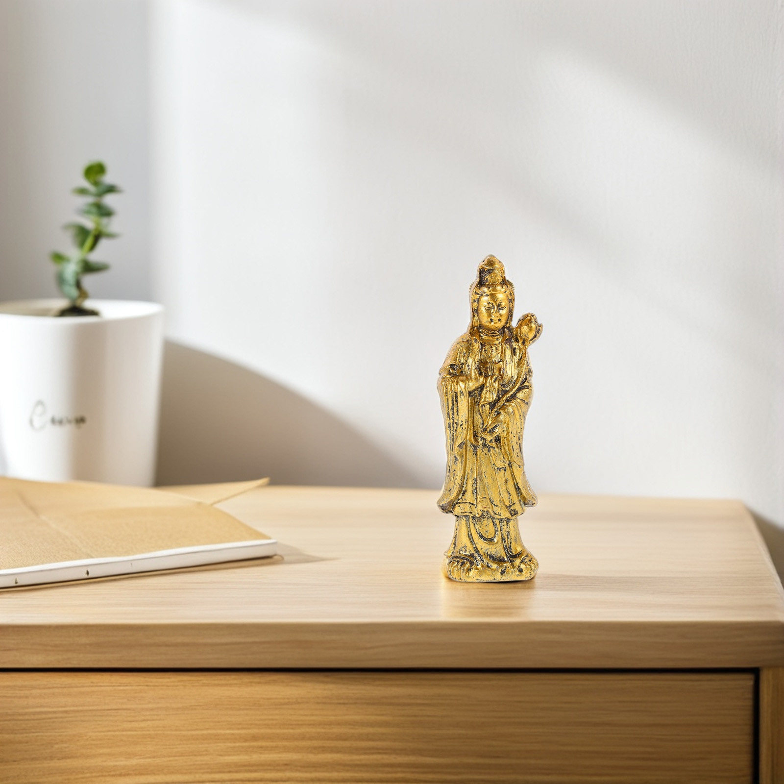 Elegancka, antyczna statua Bud – Office Table Home recenzja i cena