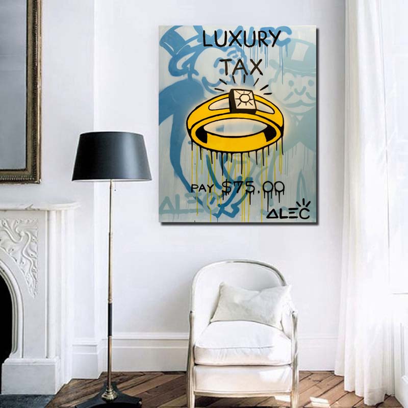 Alec Monopoly Luxury Tax Wall  – Home Office Tax recenzja i cena
